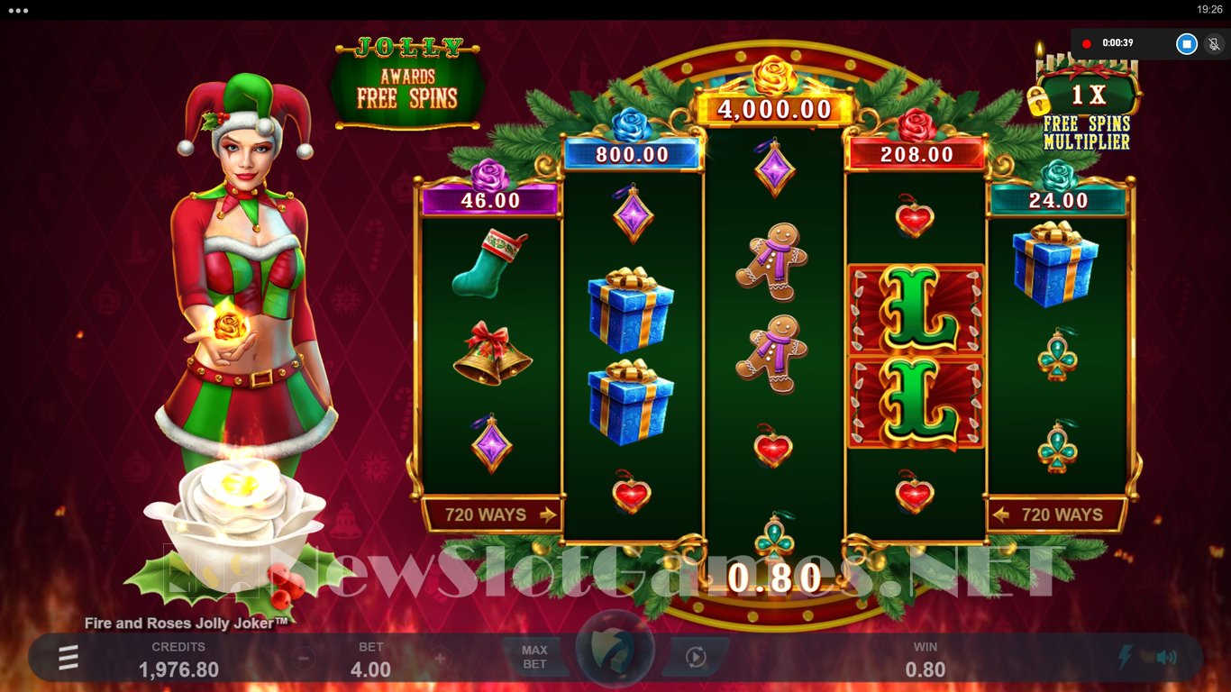 Fire and Roses Jolly Joker Slot Slot Image in Demo - pic. 5