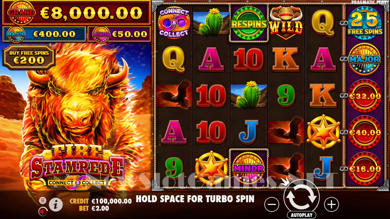 Fire Stampede Slot Demo Image