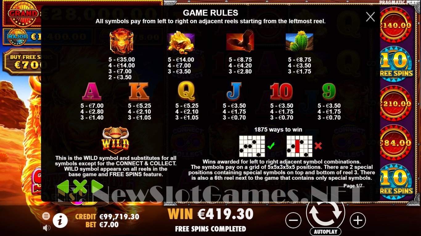 Fire Stampede Slot Slot Image in Demo - pic. 13