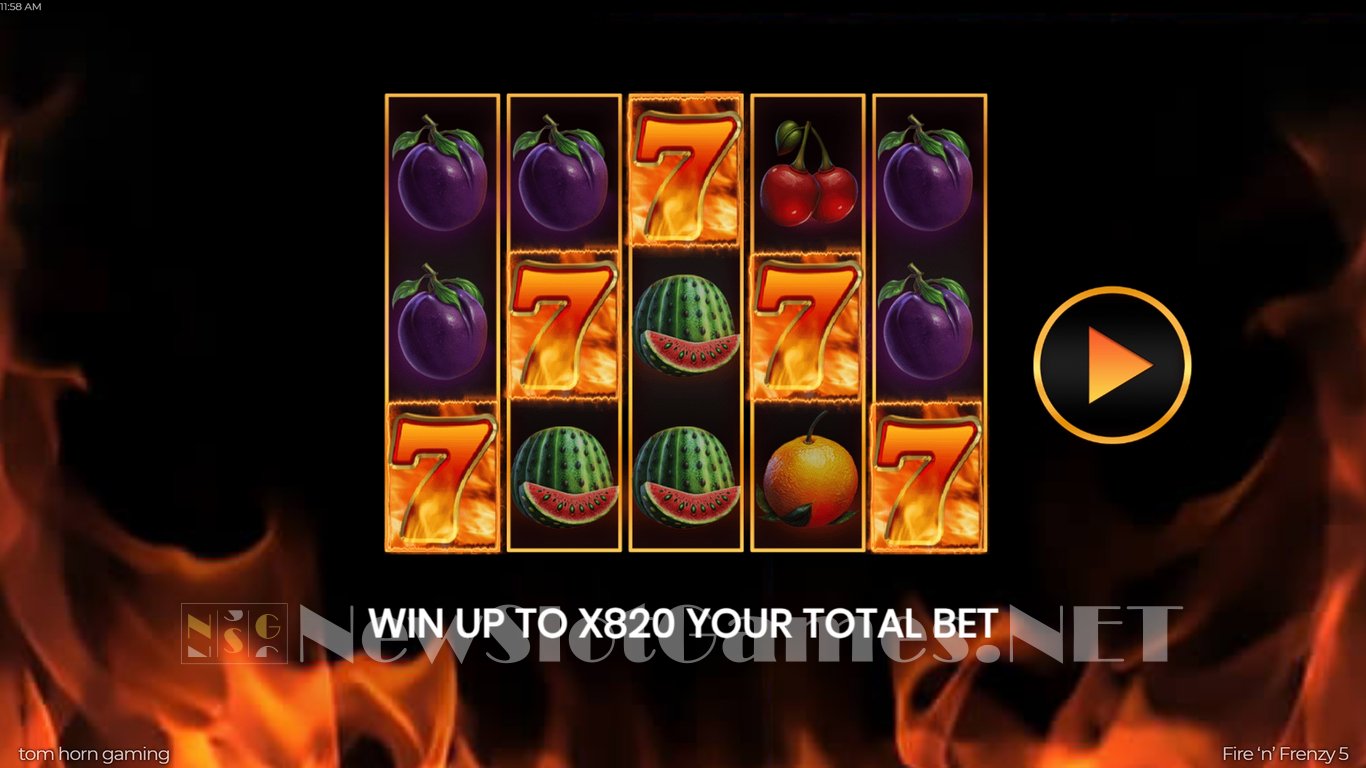 Fire n Frenzy 5 Slot Demo Image