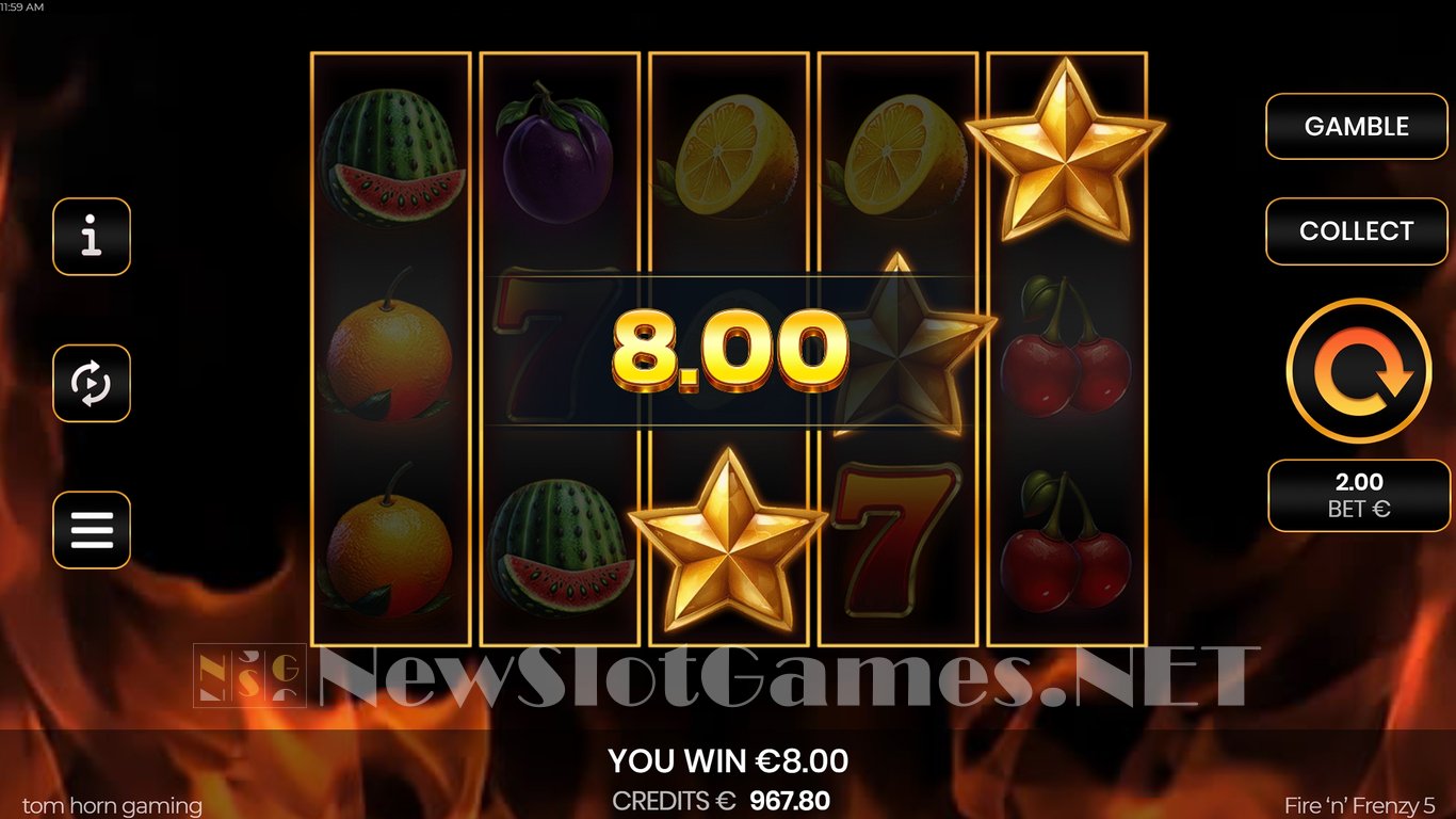 Fire n Frenzy 5 Slot Slot Image in Demo - pic. 11