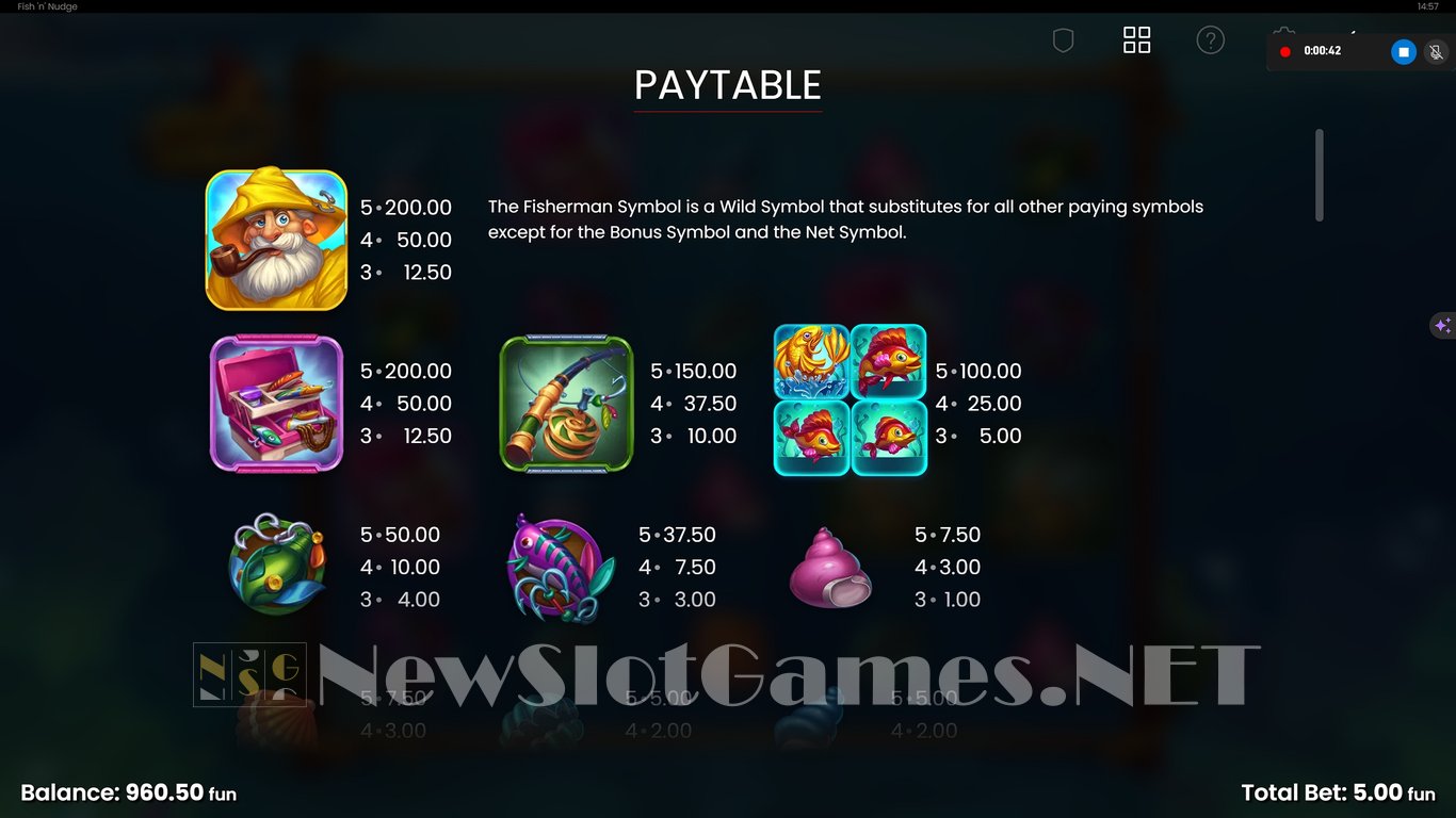 Fish n Nudge Slot Slot Image in Demo - pic. 7