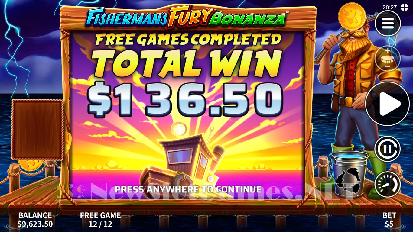 Fishermans Fury Bonanza Slot Slot Image in Demo - pic. 9