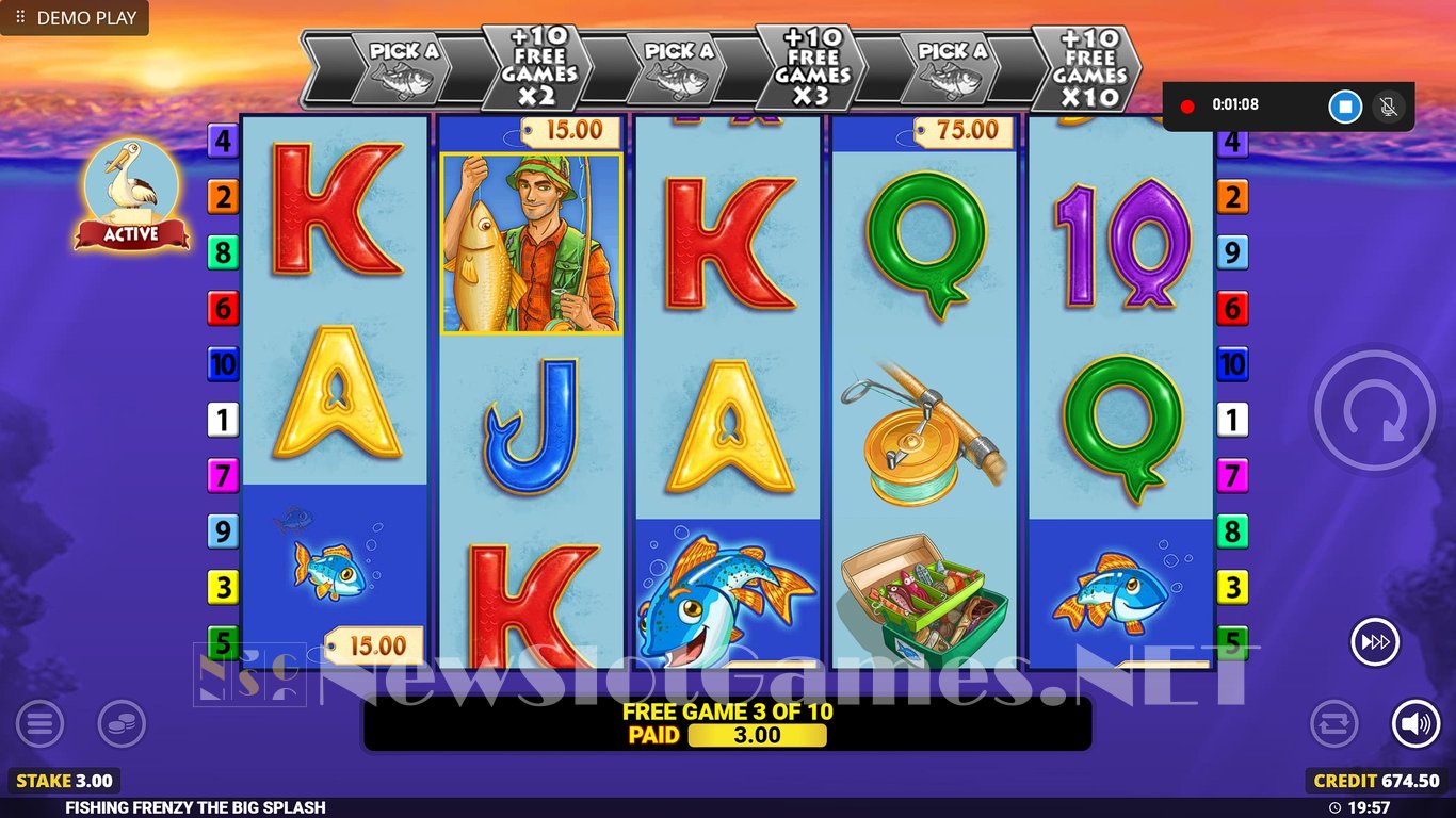 Fishin Frenzy The Big Splash Slot Slot Image in Demo - pic. 10