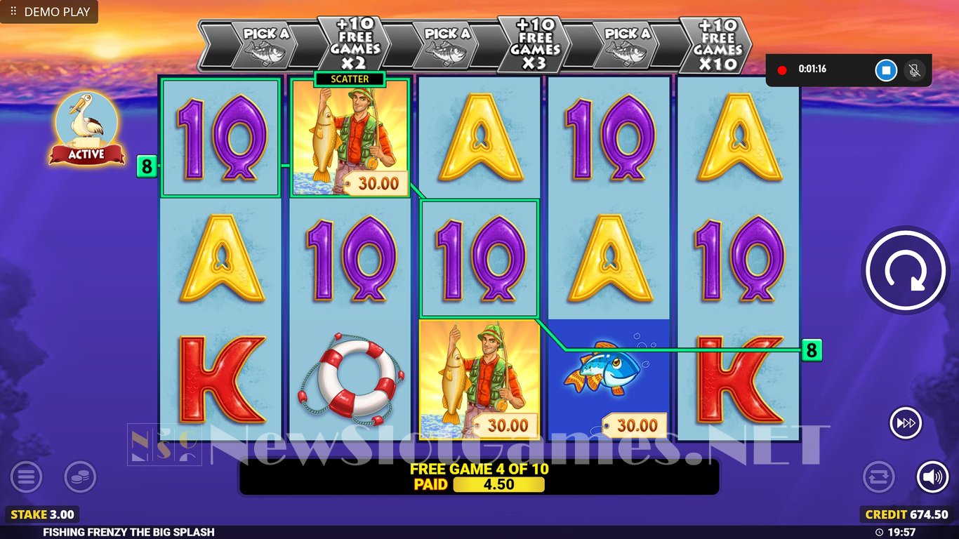 Fishin Frenzy The Big Splash Slot Slot Image in Demo - pic. 11