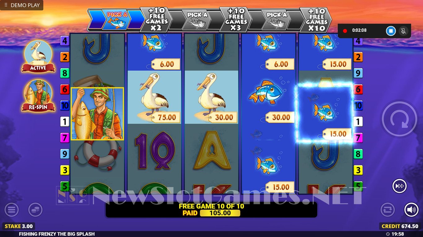 Fishin Frenzy The Big Splash Slot Slot Image in Demo - pic. 13