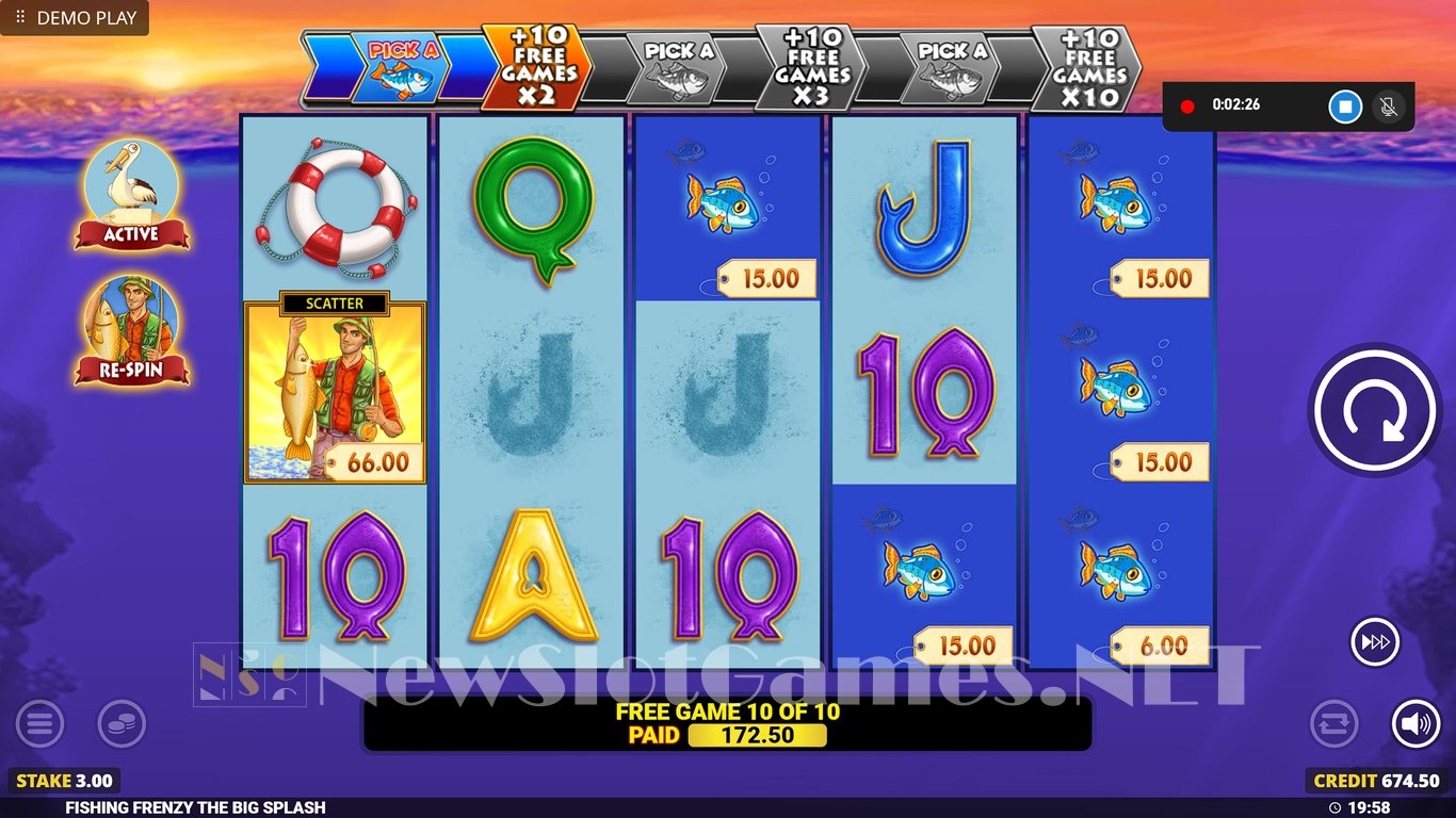 Fishin Frenzy The Big Splash Slot Slot Image in Demo - pic. 14