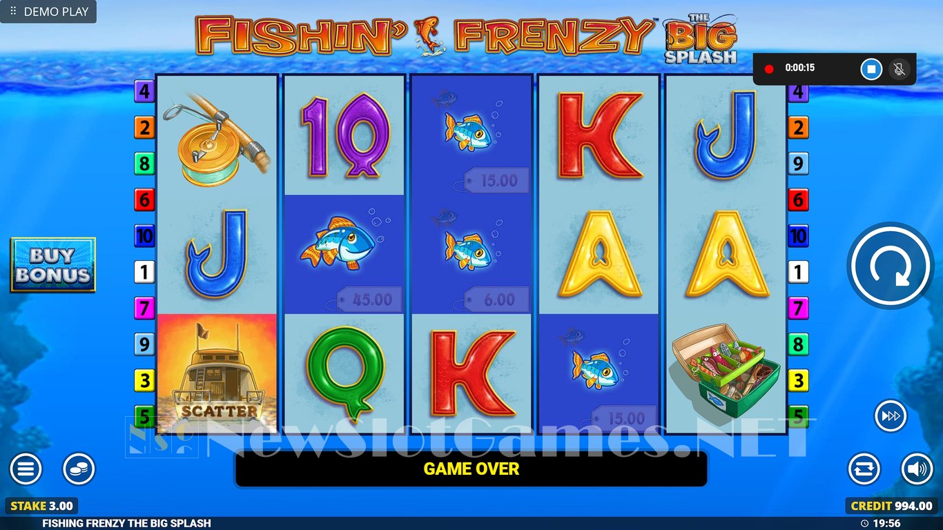 Fishin Frenzy The Big Splash Slot Slot Image in Demo - pic. 2