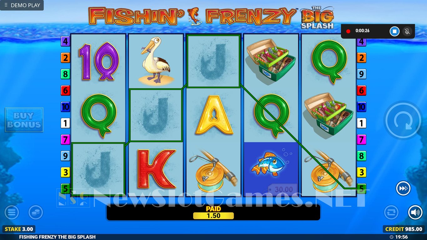 Fishin Frenzy The Big Splash Slot Slot Image in Demo - pic. 3