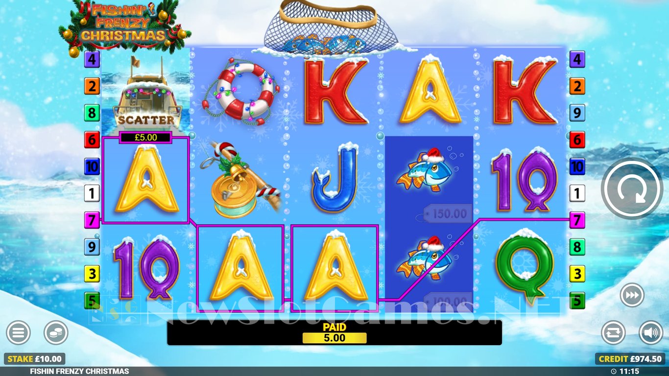 Fishin Frenzy Christmas Slot Slot Image in Demo - pic. 3