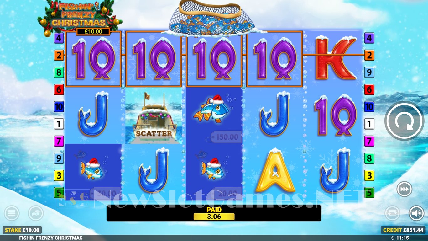 Fishin Frenzy Christmas Slot Slot Image in Demo - pic. 5