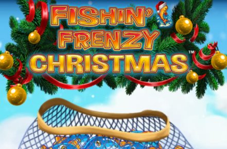 Fishin Frenzy Christmas Slot Logo