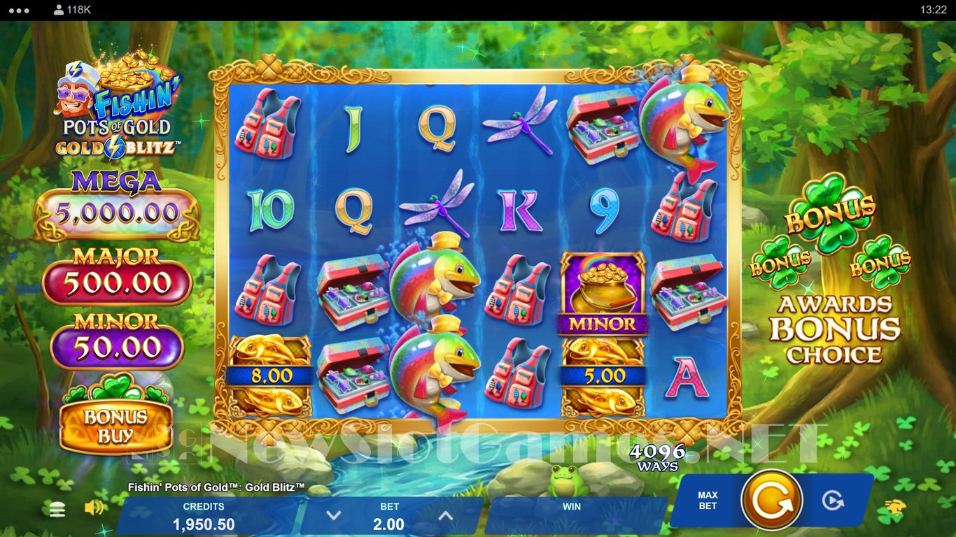 Fishin Pots of Gold Gold Blitz Slot Demo Image