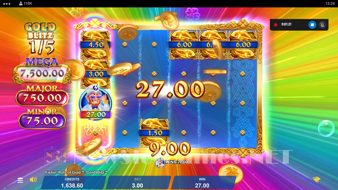 Fishin Pots of Gold Gold Blitz Slot Slot Image in Demo - pic. 11