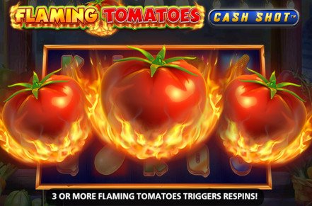 Flaming Tomatoes Cash Shot Slot Icon