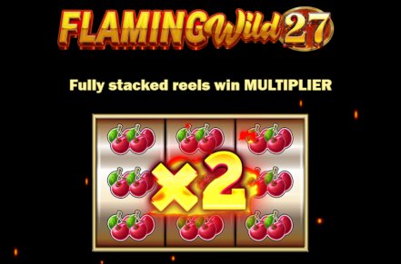 Flaming Wild 27 Slot Logo