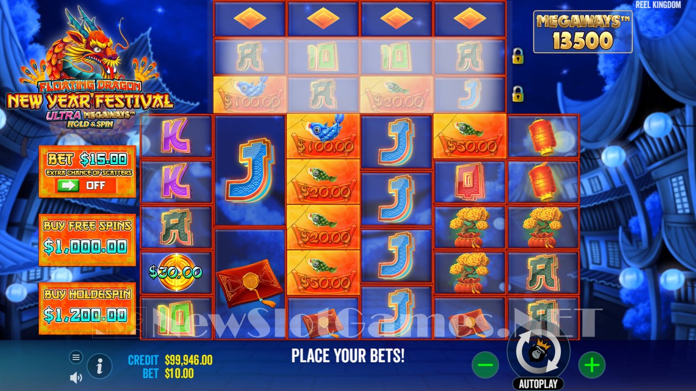 Floating Dragon New Year Festival Ultra Megaways Slot Slot Image in Demo - pic. 12