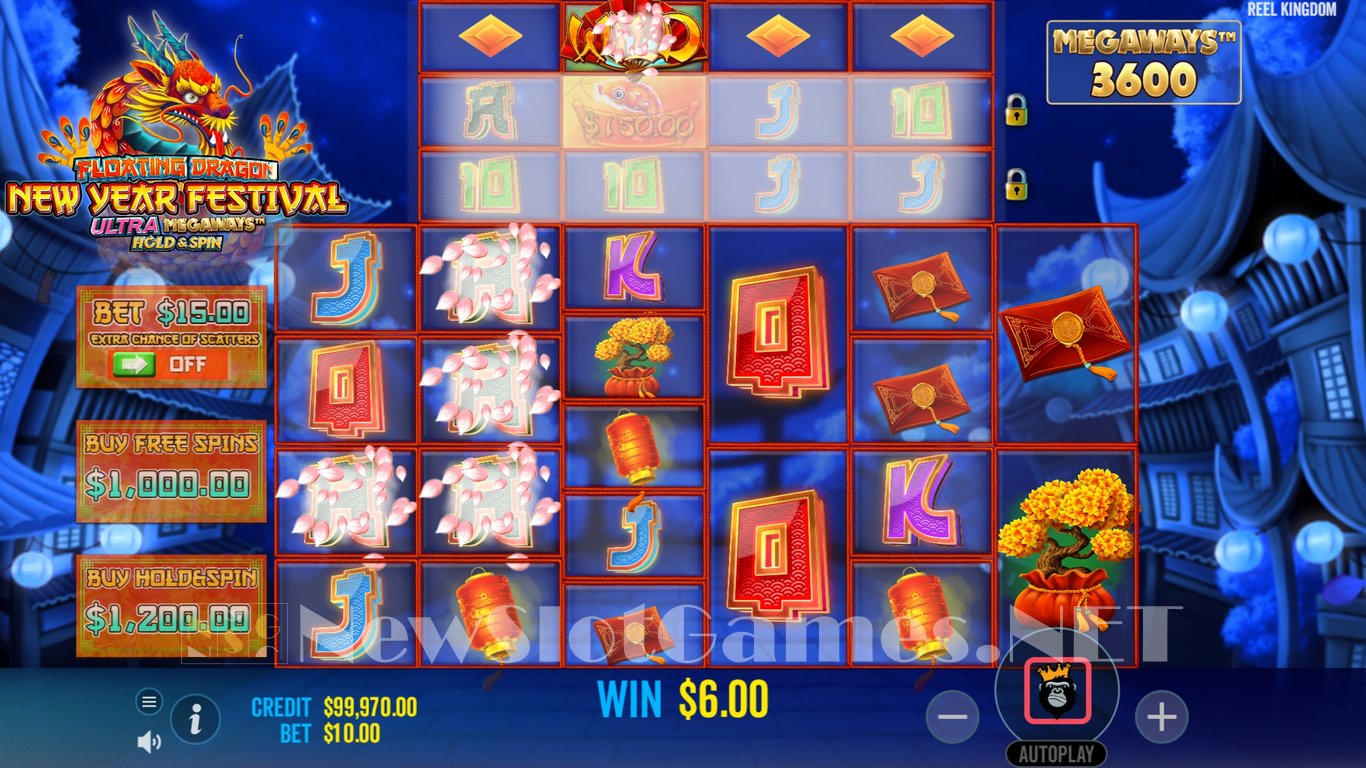 Floating Dragon New Year Festival Ultra Megaways Slot Slot Image in Demo - pic. 2