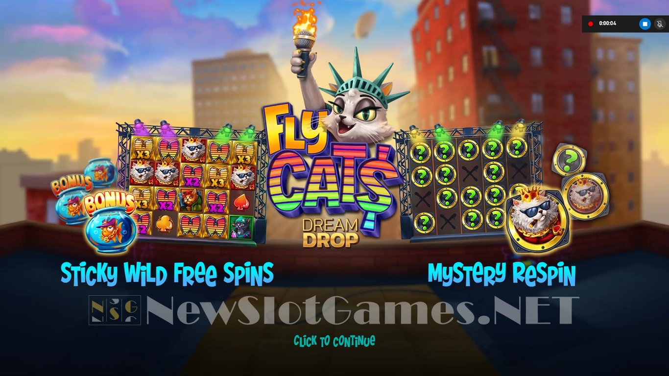 Fly Cats Dream Drop Slot Demo Image