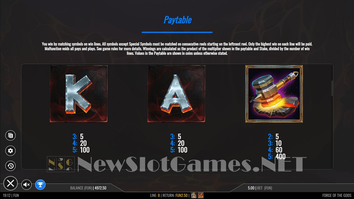 Forge of the Gods Slot Slot Image in Demo - pic. 10
