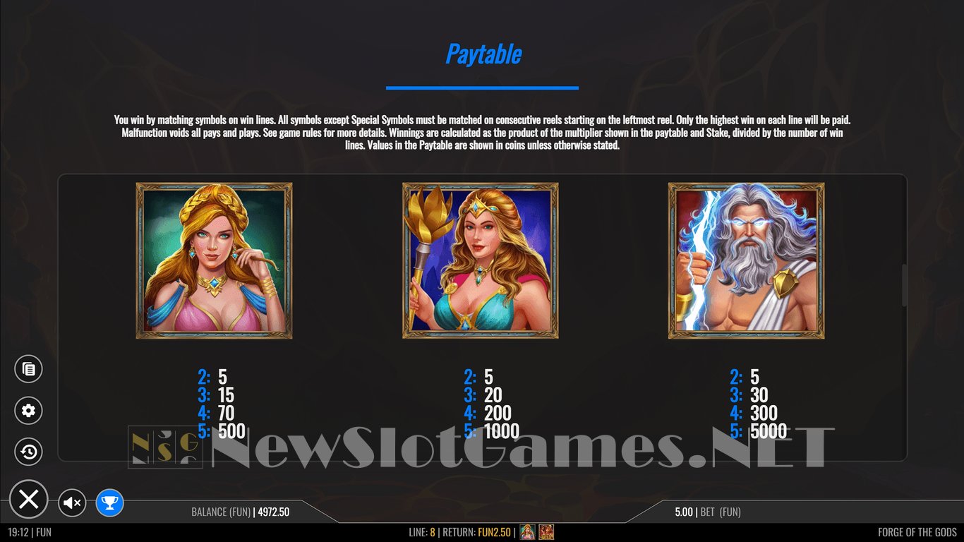 Forge of the Gods Slot Slot Image in Demo - pic. 11