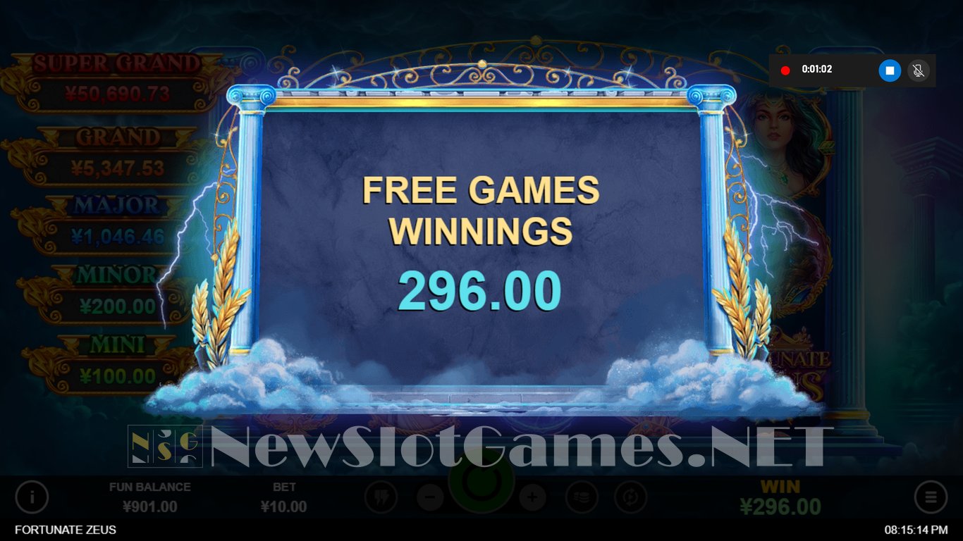 Fortunate Zeus Slot Slot Image in Demo - pic. 13