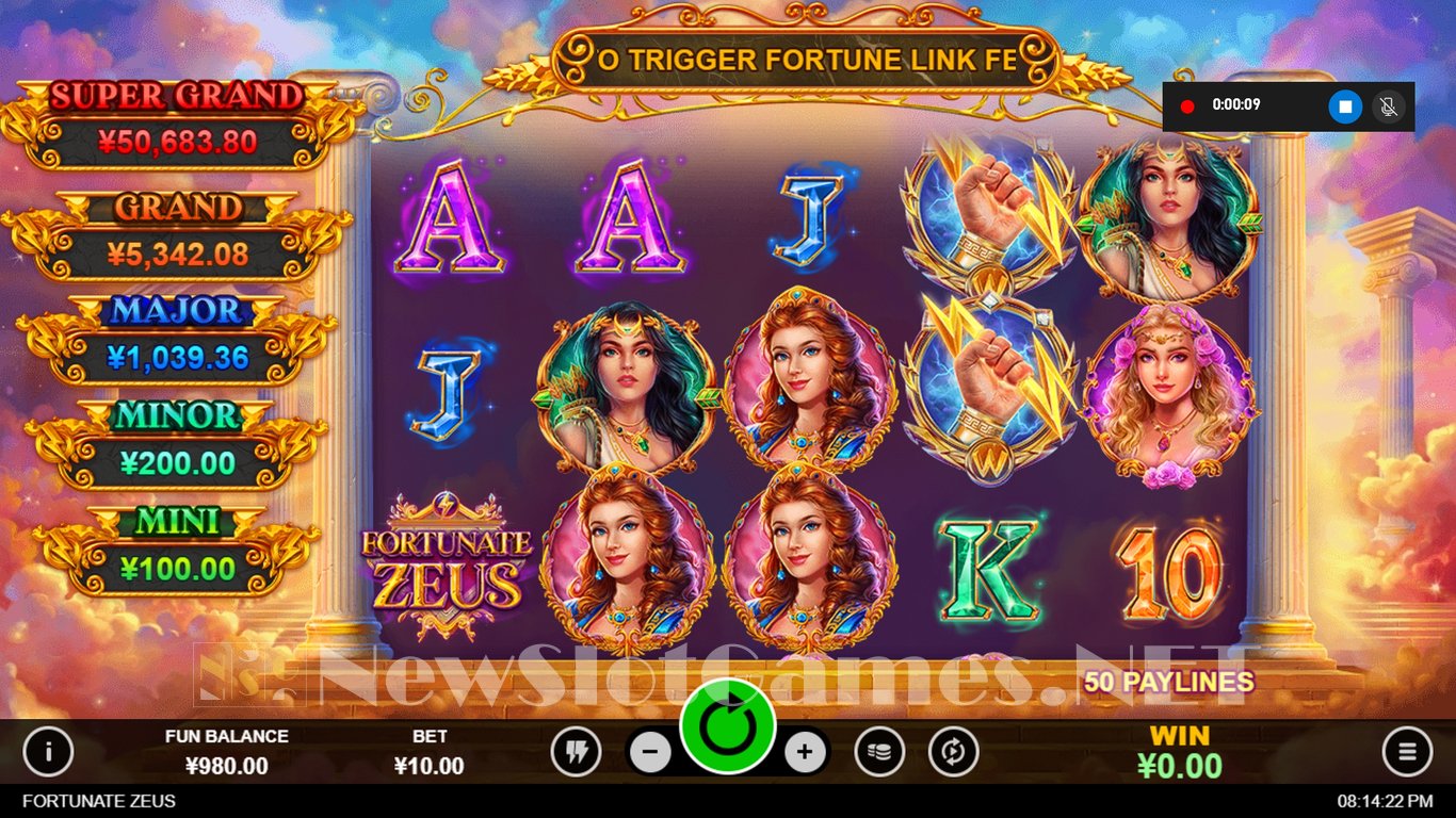 Fortunate Zeus Slot Slot Image in Demo - pic. 2
