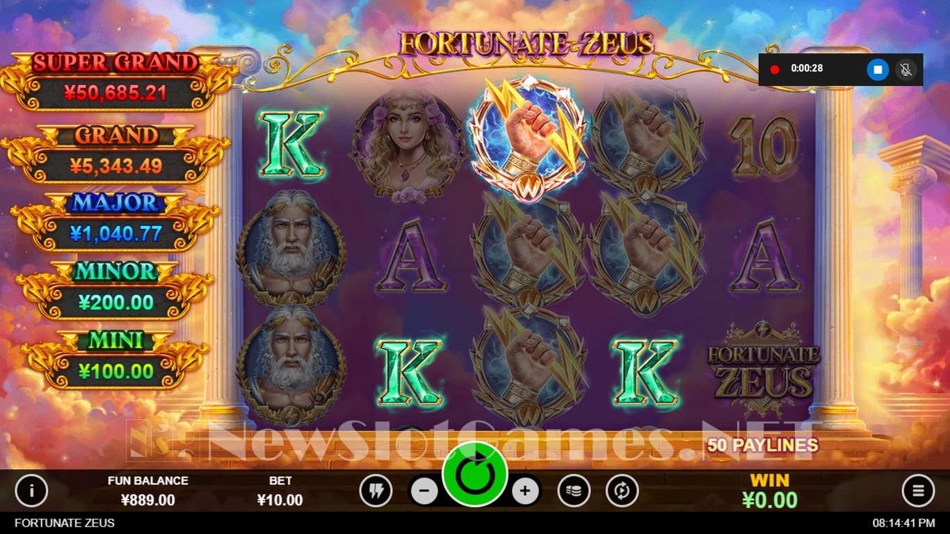 Fortunate Zeus Slot Slot Image in Demo - pic. 5