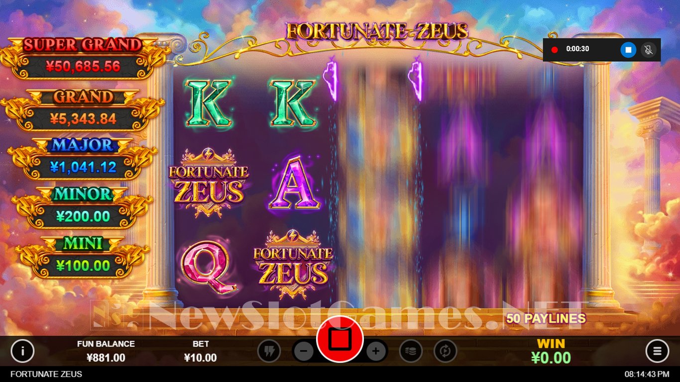 Fortunate Zeus Slot Slot Image in Demo - pic. 6
