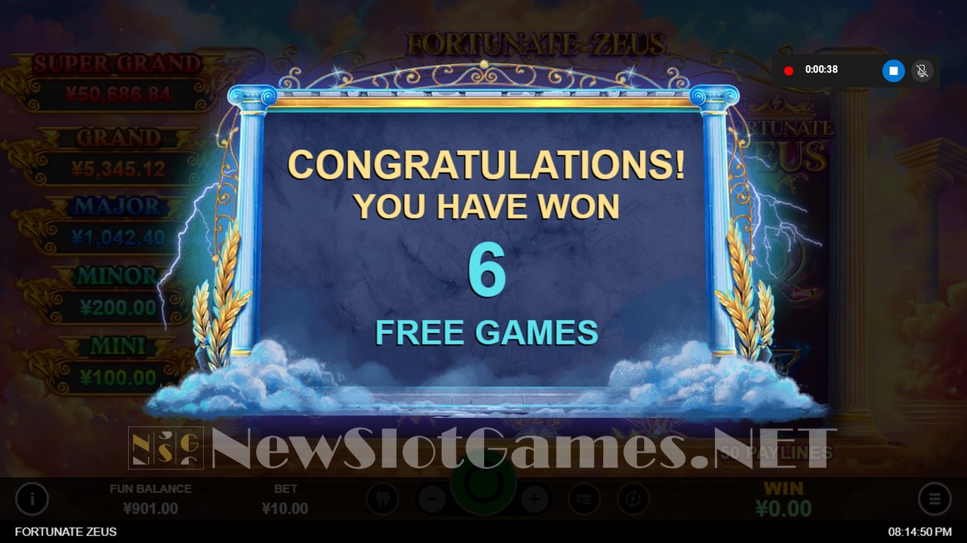Fortunate Zeus Slot Slot Image in Demo - pic. 8