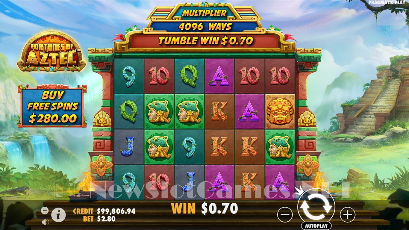 Fortunes of the Aztec Slot Demo Image