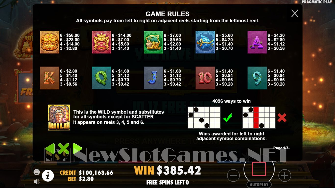 Fortunes of the Aztec Slot Slot Image in Demo - pic. 13