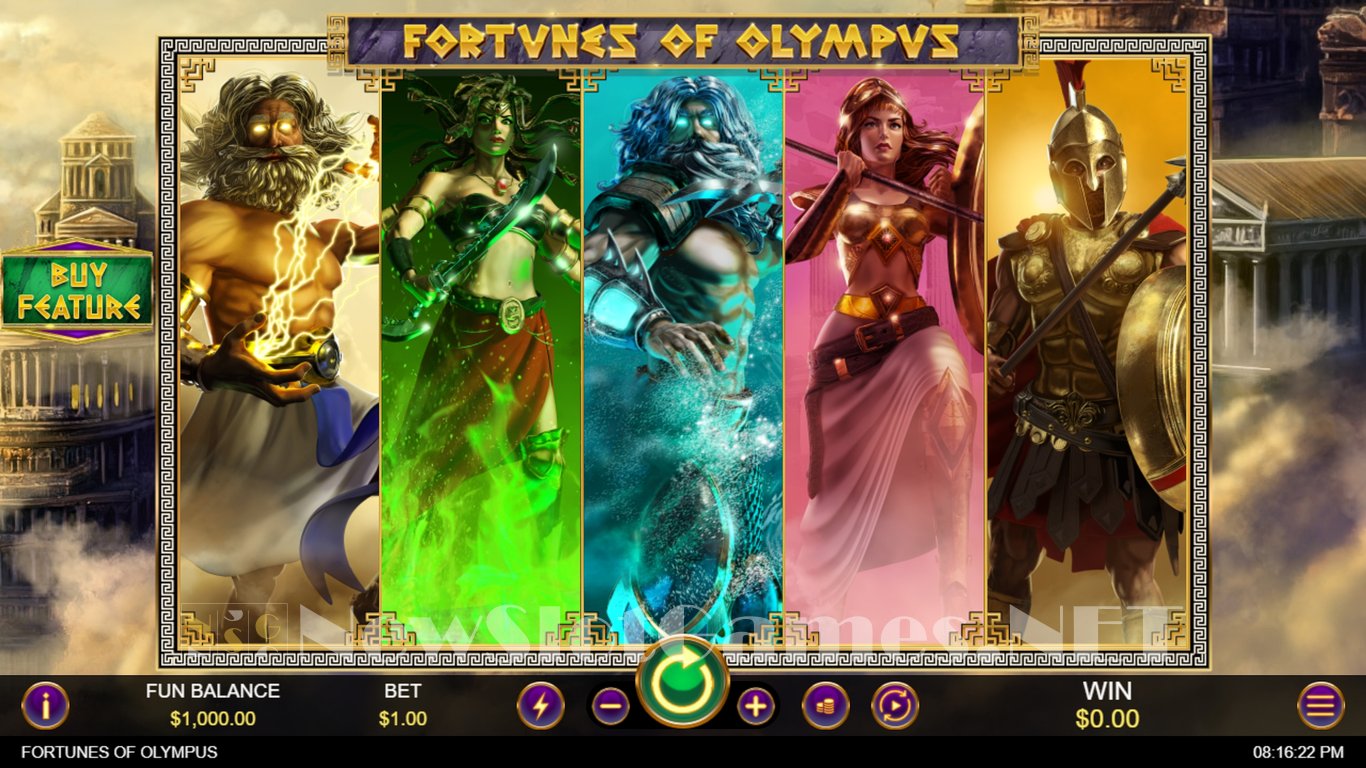 Fortunes of Olympus Slot Review & Demo by RTG - Play Free Online