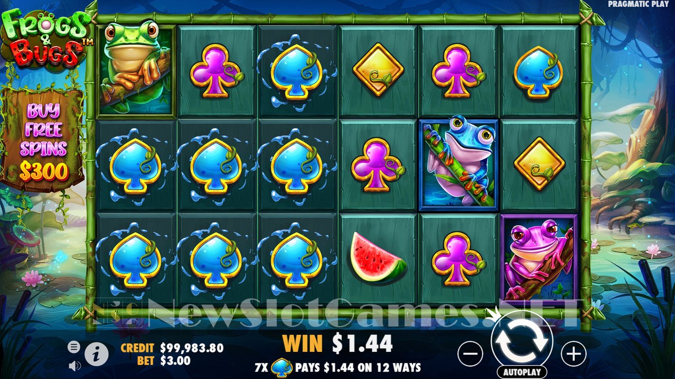 Frogs & Bugs Slot Slot Image in Demo - pic. 5