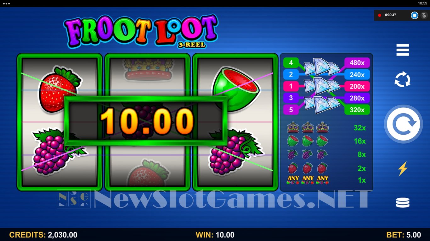 Froot Loot 3-Reel Slot Slot Image in Demo - pic. 7