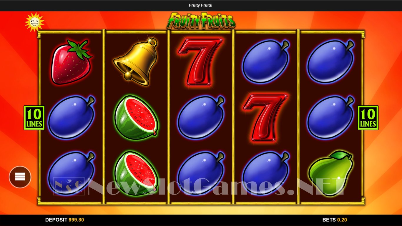 Fruity Fruits Slot Demo Image
