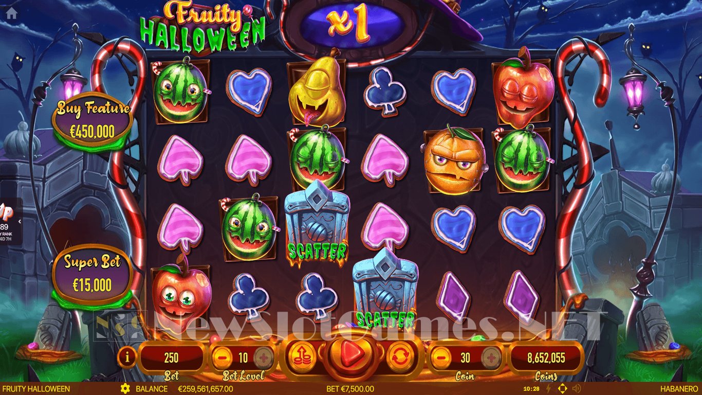 Fruity Halloween Slot Demo Image