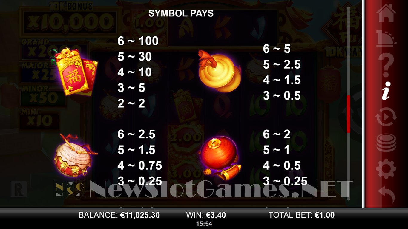 Fu 10k Ways Slot Slot Image in Demo - pic. 8