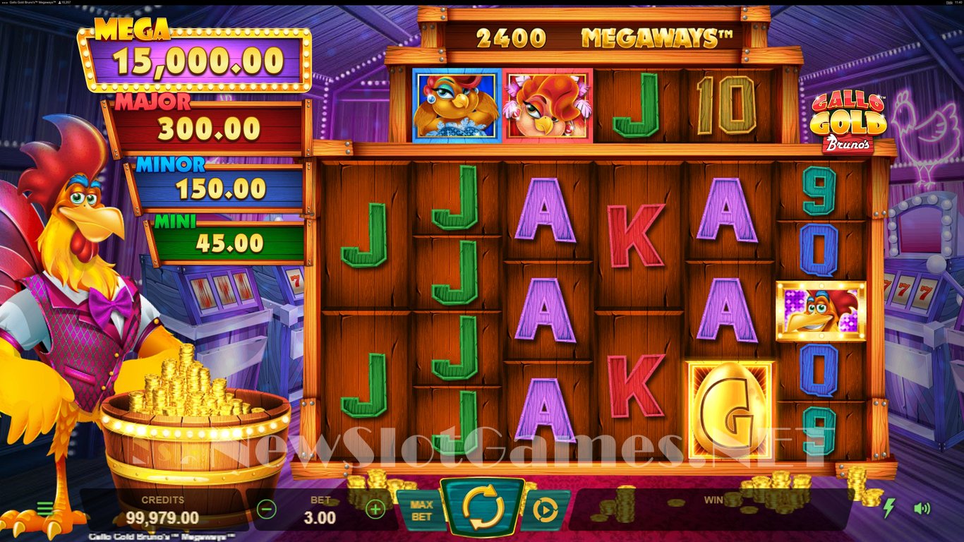 Gallo Gold Brunos Megaways Slot Slot Image in Demo - pic. 10