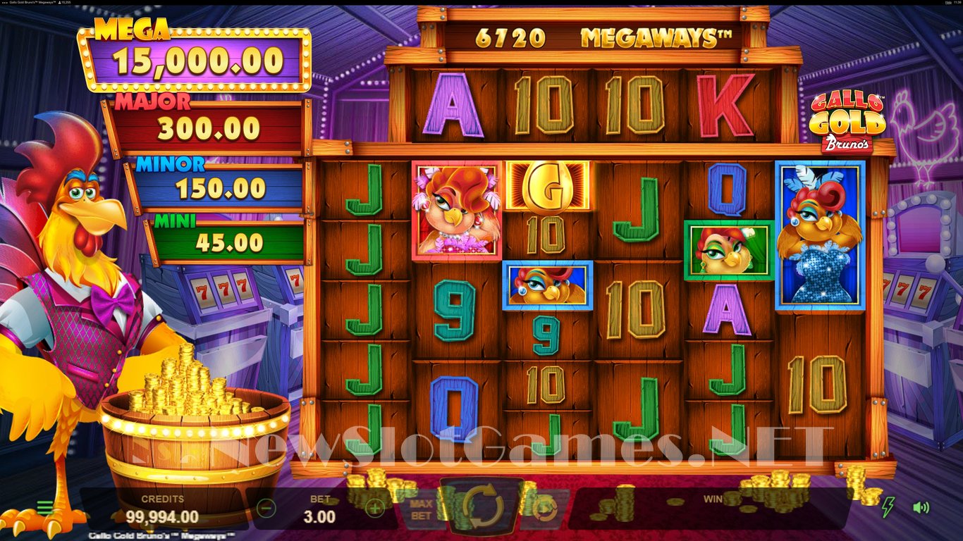 Gallo Gold Brunos Megaways Slot Slot Image in Demo - pic. 2