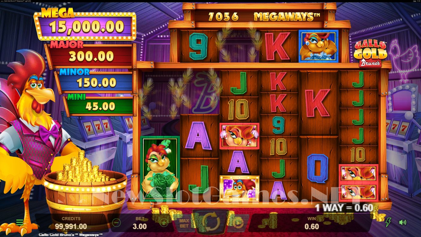 Gallo Gold Brunos Megaways Slot Slot Image in Demo - pic. 3