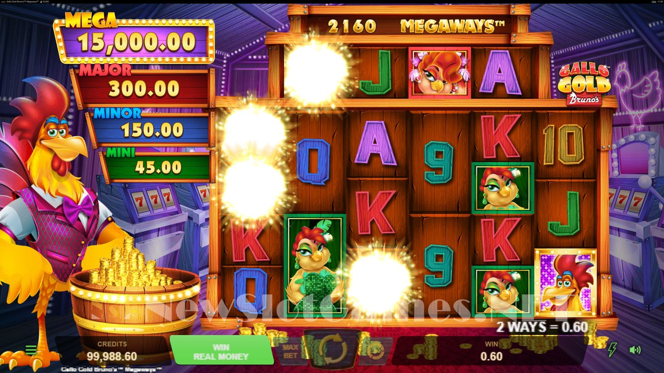 Gallo Gold Brunos Megaways Slot Slot Image in Demo - pic. 4