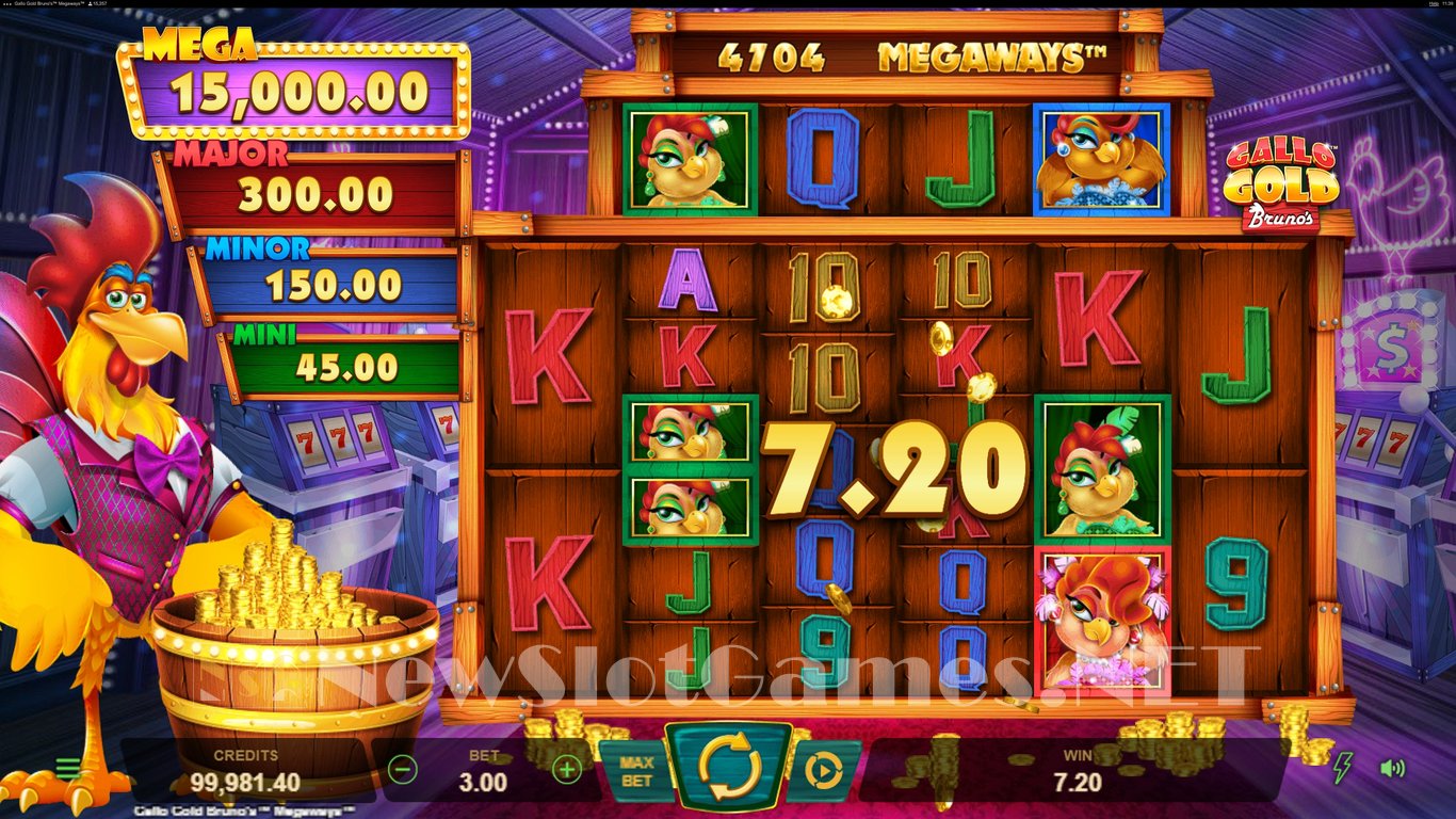 Gallo Gold Brunos Megaways Slot Slot Image in Demo - pic. 6