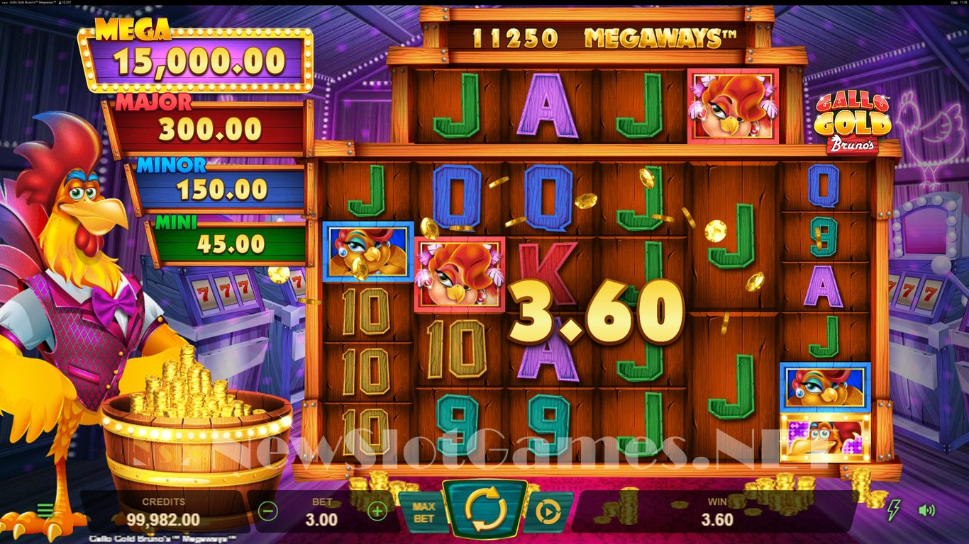 Gallo Gold Brunos Megaways Slot Slot Image in Demo - pic. 7