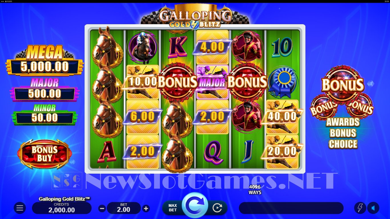 Galloping Gold Blitz Slot Demo Image