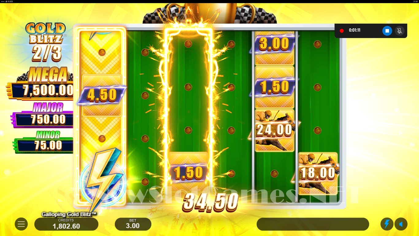 Galloping Gold Blitz Slot Slot Image in Demo - pic. 10