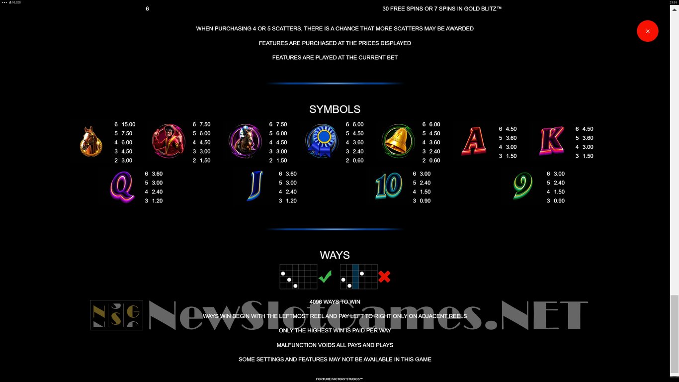 Galloping Gold Blitz Slot Slot Image in Demo - pic. 13