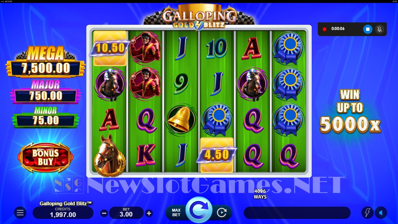 Galloping Gold Blitz Slot Slot Image in Demo - pic. 2