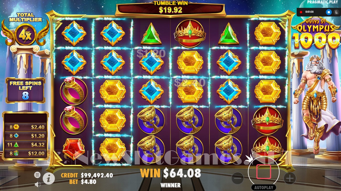 Gates of Olympus 1000 Slot Slot Image in Demo - pic. 10