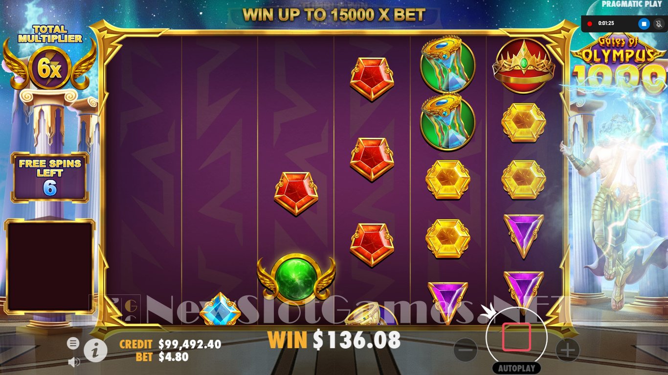 Gates of Olympus 1000 Slot Slot Image in Demo - pic. 11